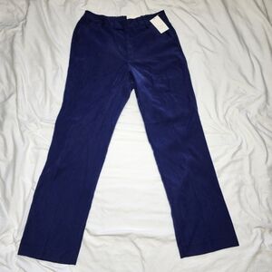 A New Day Casual Women's Blue High-Rise Slim-Thigh Pants. Size 8